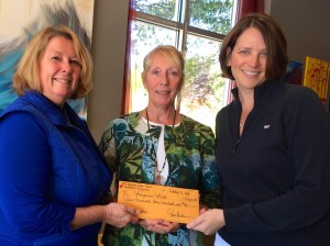100 Women Who Care NoVa members Donna Wood, Elaine Harris and Traci Richards present Elaine (also Treasurer of Fauquier FISH) with this quarter's donation.